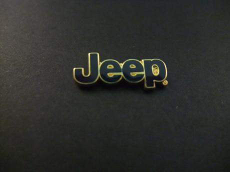 Chrysler Jeep terreinwagen zwart logo